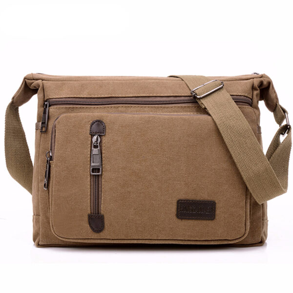 mens canvas messenger bag uk