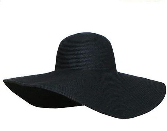 ladies black hat