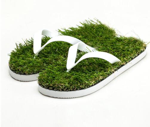 Men's Imitation Grass Flip Flops 